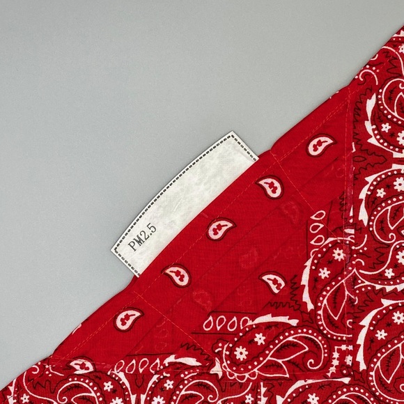 Pleated facemask with filter slot & Velcro straps. - Picture 11 of 12